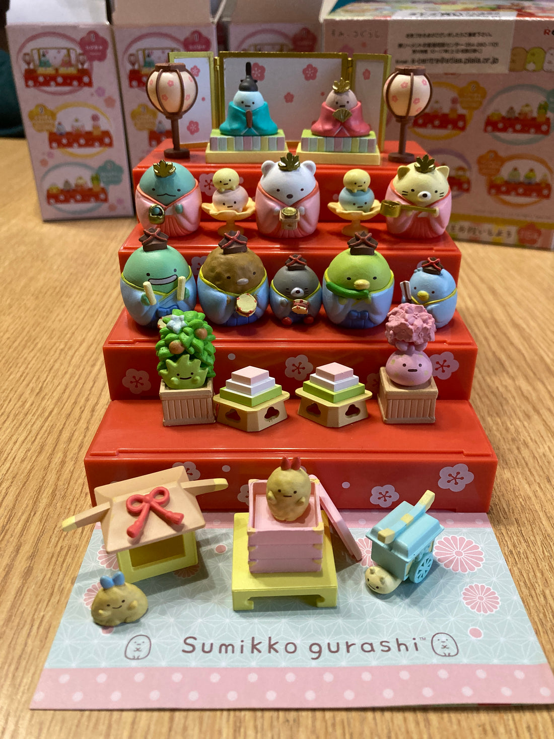 Re-Ment Sumikko Gurashi's Hinamatsuri (Doll Festival) Miniature Full Set