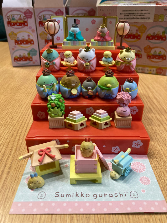 Re-Ment Sumikko Gurashi's Hinamatsuri (Doll Festival) Miniature Full Set