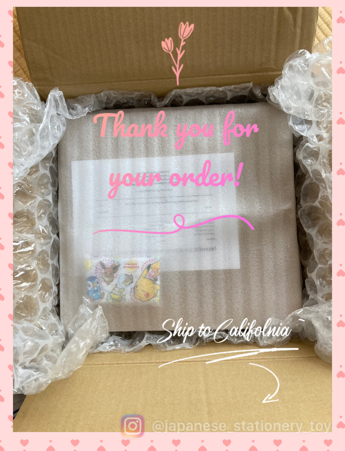 Thank you for your order!!