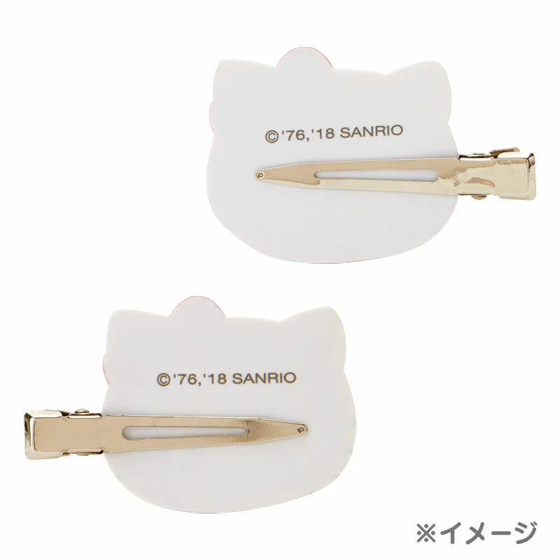 Set of 2 Sanrio characters Hair Clip Bangs Clip, Hello Kitty, Kuromi, Pompompurin, Cinnamoroll