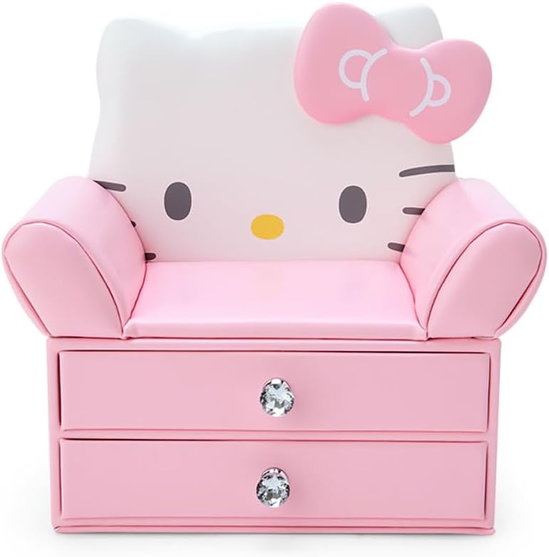 Hello Kitty Sofa-shaped accessory case with 2 drawers