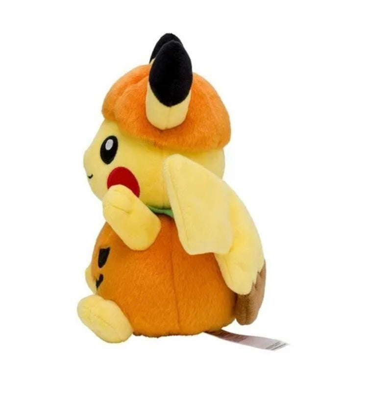 Pokemon Center Japan Halloween  2023 Pikachu Pumpukin Plush Stuffed Toy 8.3 in