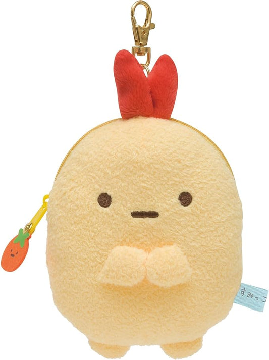 San-X Sumikko Gurashi Plush Reel Pass Case Ebifurai No hippo PB69306