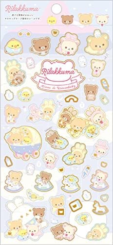 San-X Rilakkuma Stickers 1 Sheet