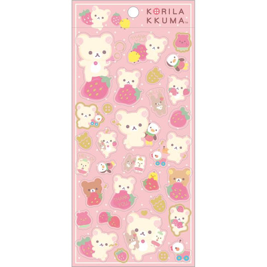 San-X Rilakkuma Stickers 1 Sheet