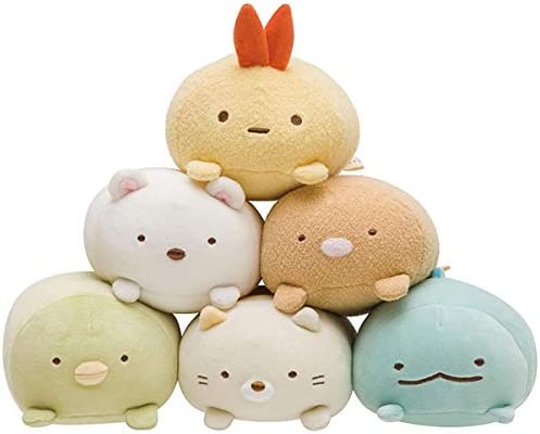 San-X Sumikko Gurashi Squishy Plush "Super Motimoti Nuigurumi" Stuffed Toys 6"