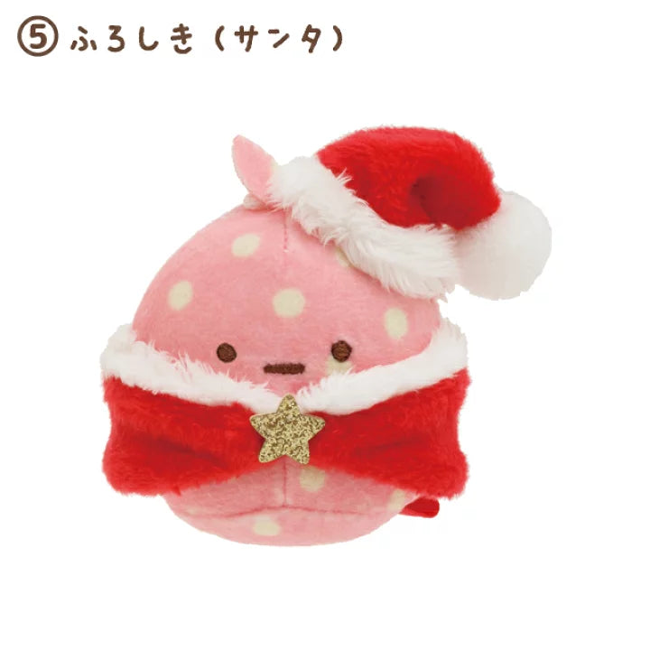San-X Set of 6 Sumikko Gurashi Tenori Plush Toy Christmas Party MF65901